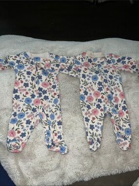 Preemie twin  pajamas